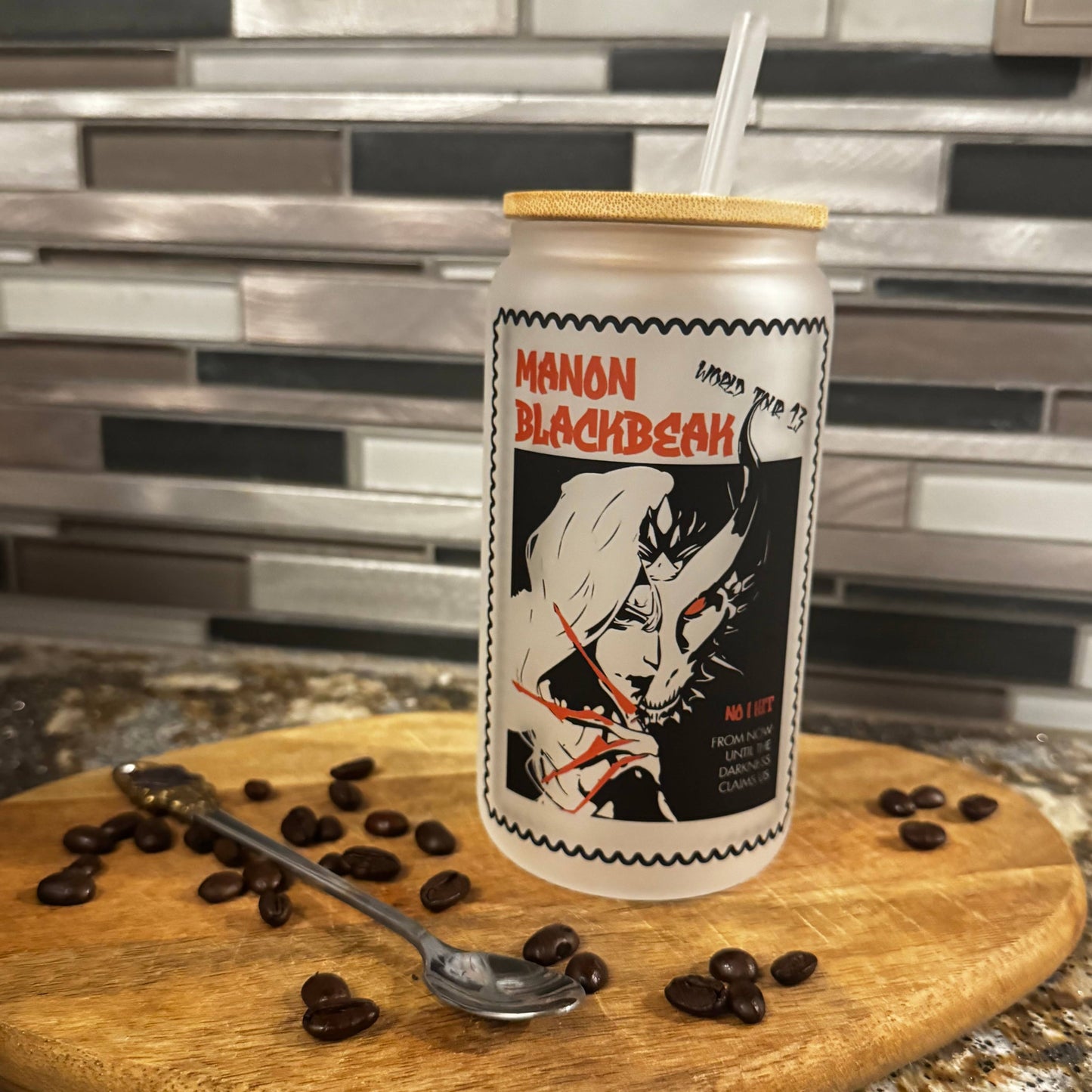 Throne of Glass Manon Blackbeak Iced Coffee Cup