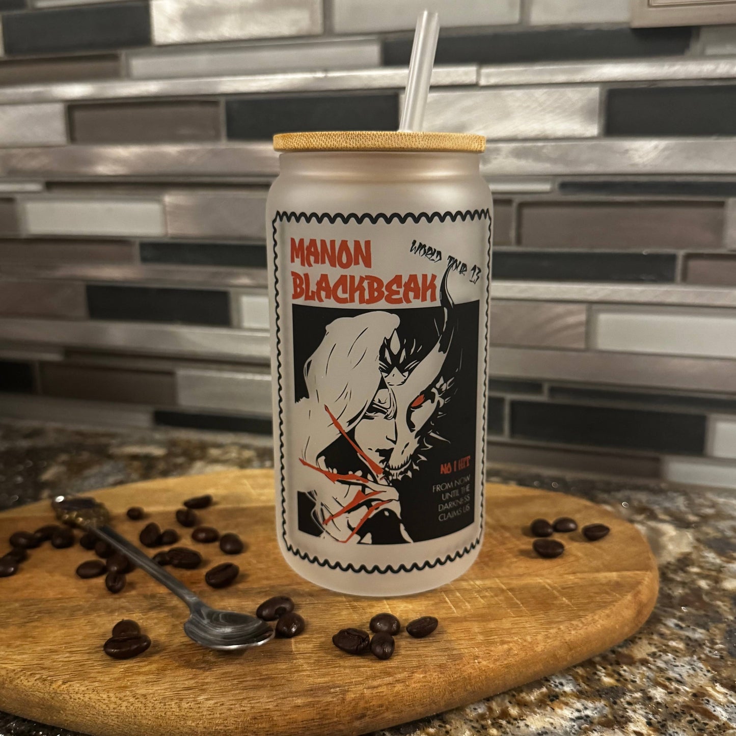 Throne of Glass Manon Blackbeak Iced Coffee Cup